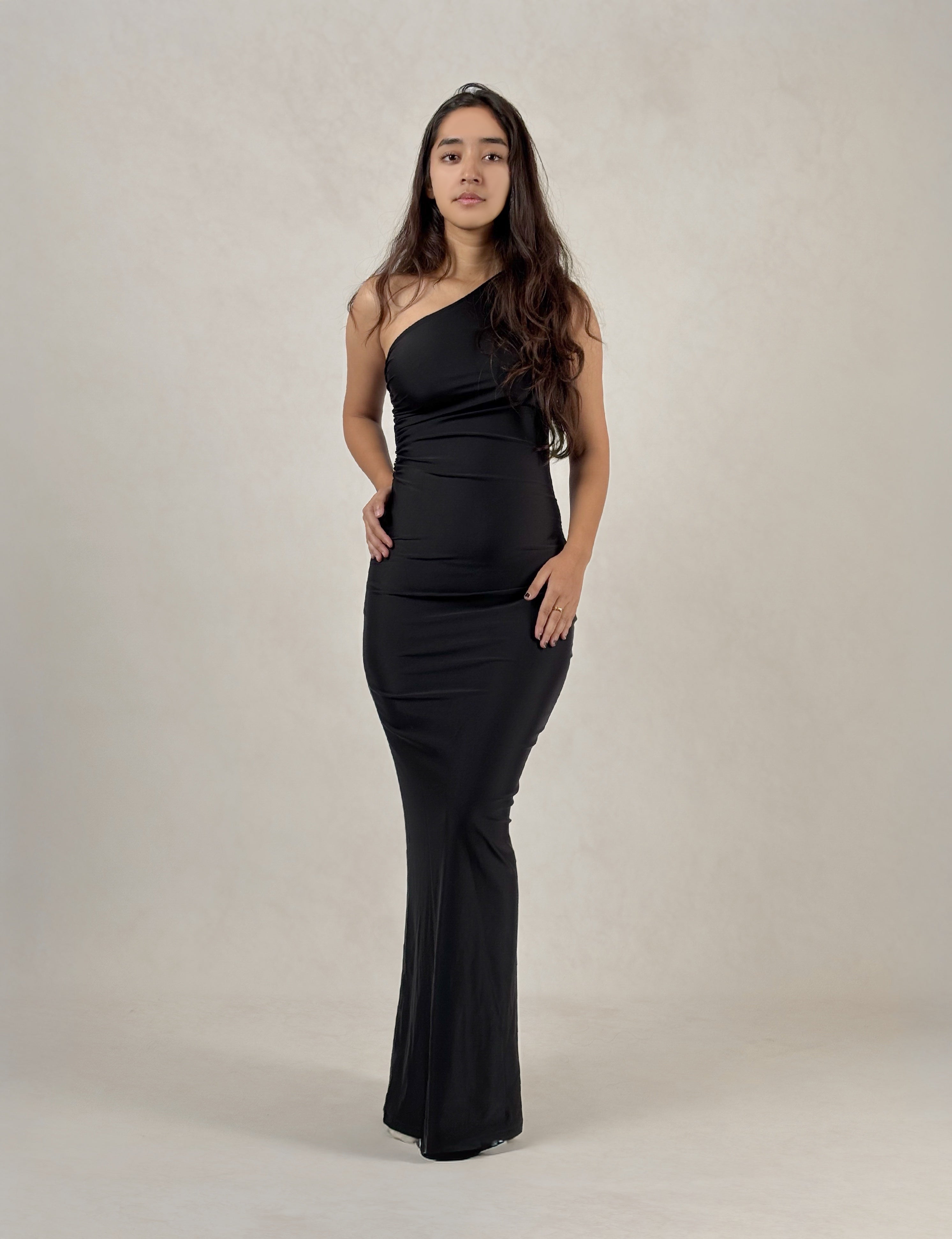 Raven One Shoulder Dress