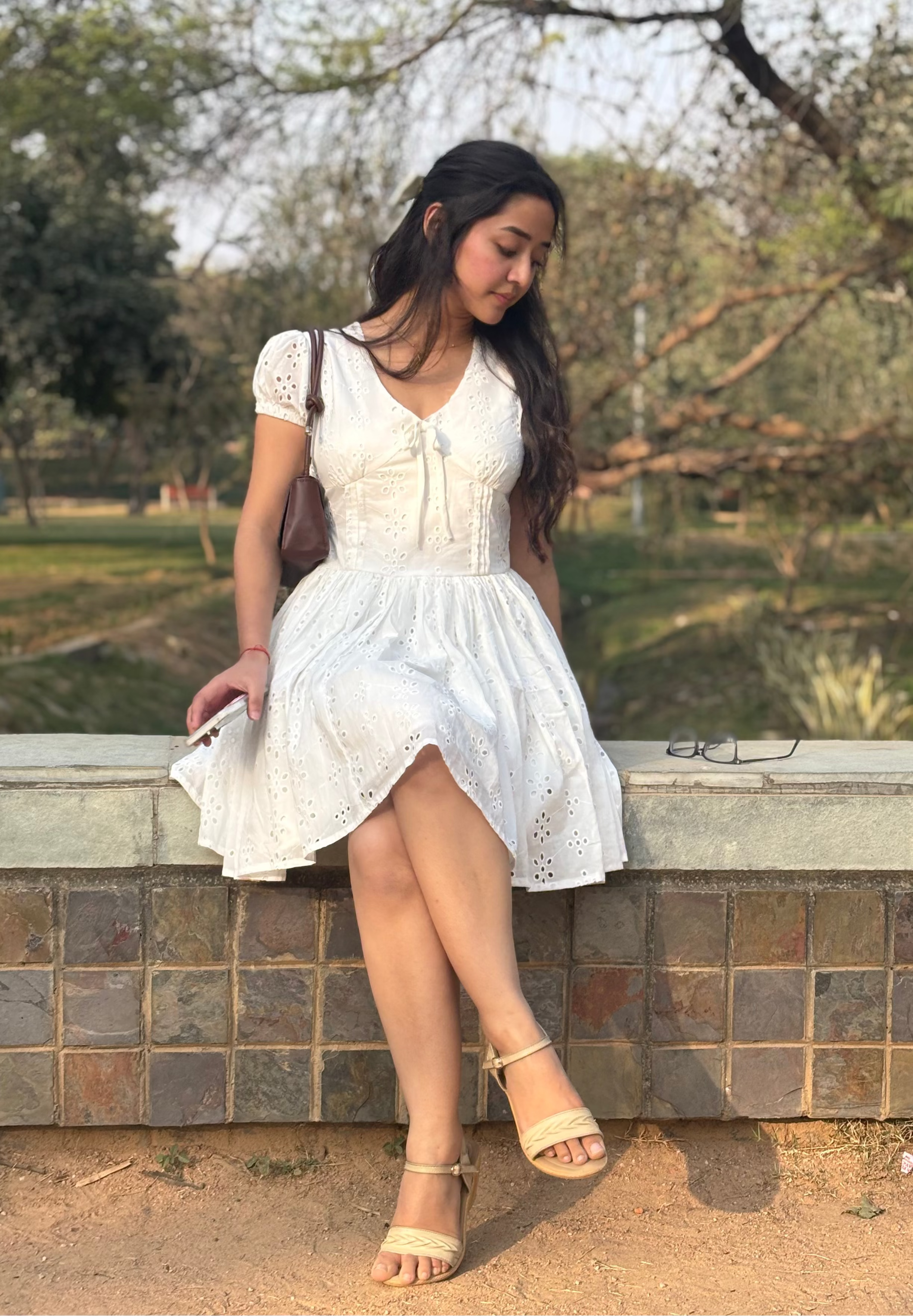 Elise Cotton Eyelet Dress