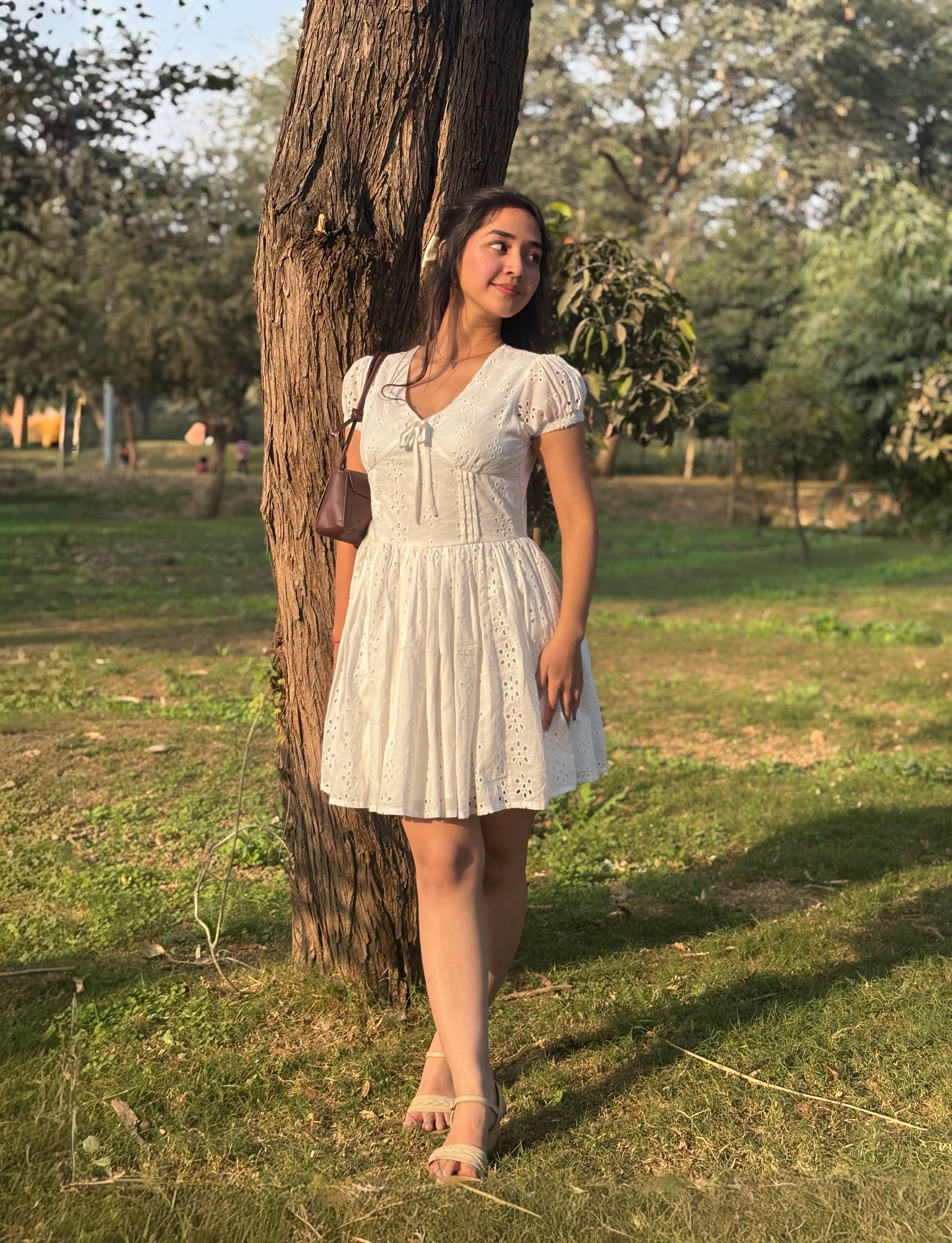 Elise Cotton Eyelet Dress