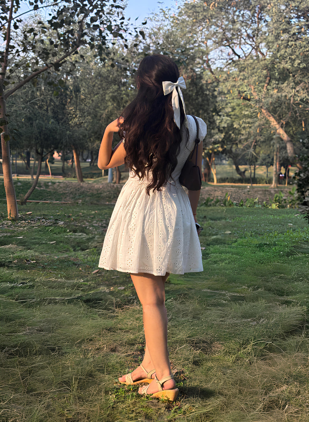 Elise Cotton Eyelet Dress