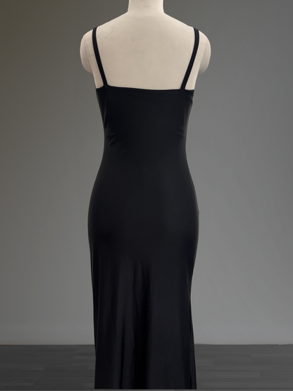 Black Bodycon Maxi Dress