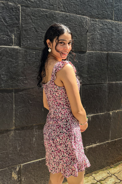 Ava's Pink Floral Dress