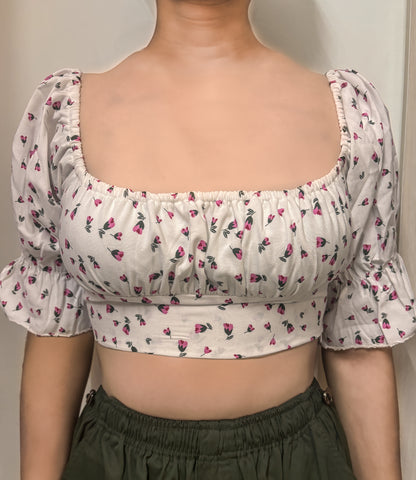 Rose Bustier Top